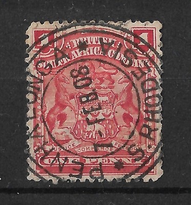 (V159) Südafrika Britische Kolonie One Penny Rot Gebraucht