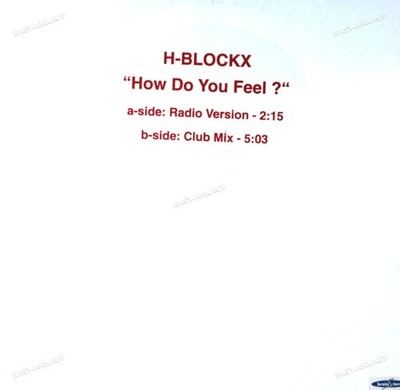 H-Blockx - How Do You Feel? Promo Maxi (VG+/VG+) '*