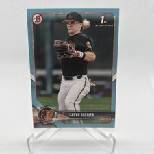 Cadyn Grenier 2018 Bowman Draft Sky Blue BD-134 /499 Orioles 1st