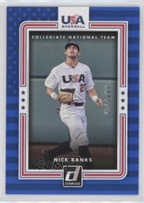 2016 Panini Donruss USA Collegiate National Team Blue /199 Nick Banks #USA-8 0b0