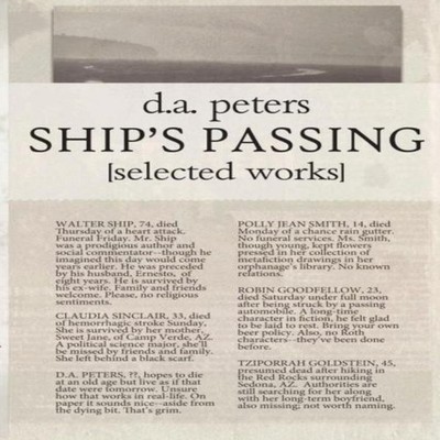 Ship's Passing D. A. Peters Paperback Lulu Press Inc.