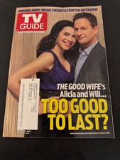 Nov. 2011 TV Guide Magazine The Good Wife Julianna Margulies Josh Charles Issue