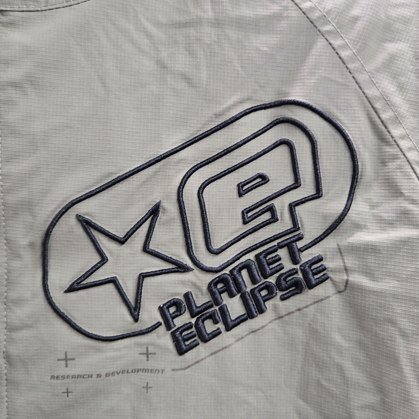 Planet Eclipse Men Jacket M Green Logo Embroidery… - image 7