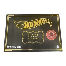 Hot Wheels F.A.O Schwarz 1:64 Metal Cars - Gold, Pack of 8 for