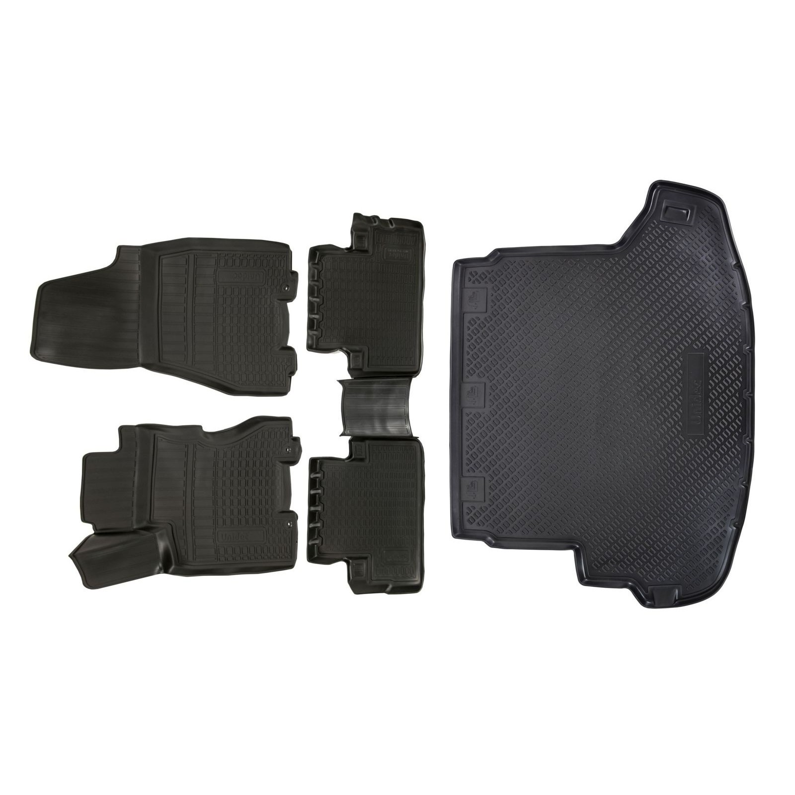 Tapis de sol en caoutchouc 3D premium et bac de coffre Nissan X-Trail T31