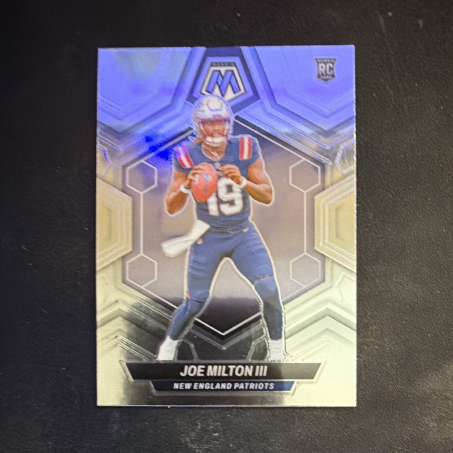 2024 Panini Mosaic Joe Milton III Rookie #397 Patriots Mosaic Prizm NFL