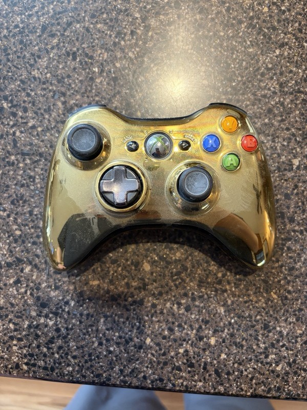 Microsoft Xbox 360 Wireless Controller Metallic Gold