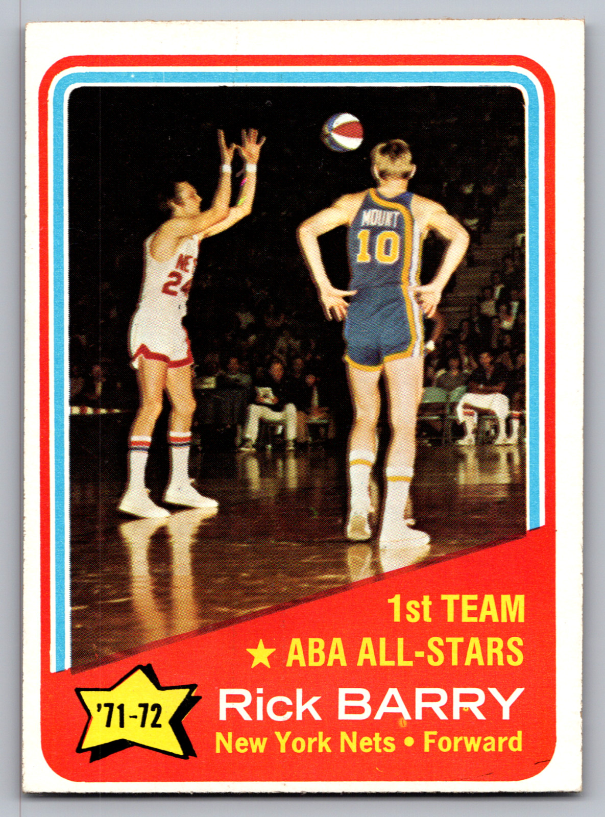1972-73 TOPPS #250 RICK BARRY NEW YORK NETS ALL-STAR