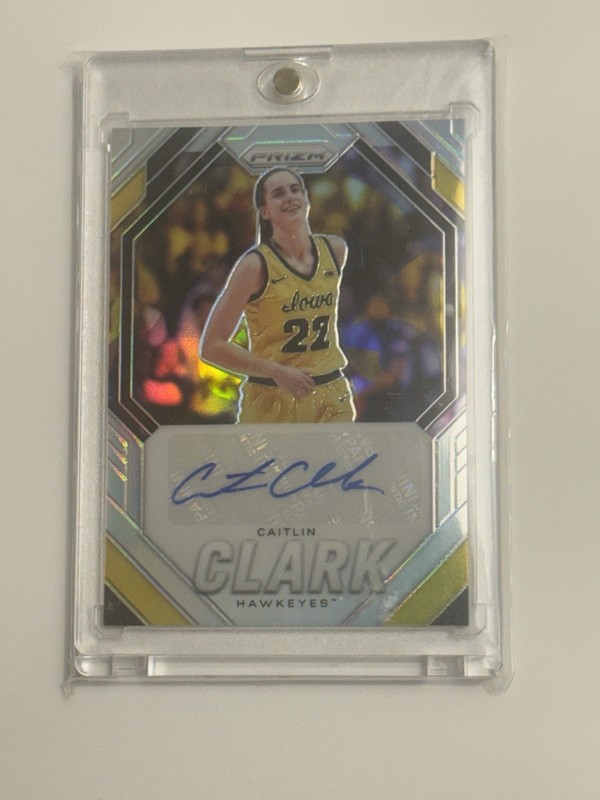 Caitlin Clark 2024 Panini Caitlin Clark Collection Prizm Silver Auto