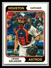 2023 Topps Heritage #655 Cesar Salazar Rookie Houston Astros