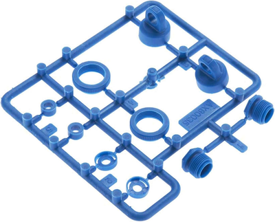 #ad 10Mm Shock Caps Parts Tree Blue AXIC3301 $18.99