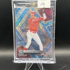 2019 Panini Chronicles - Spectra Shohei Ohtani #42 Neon Blue Prizm /99