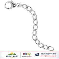 Lobster Clasp Jewelry Extender Chain, Adds Up to 6 Inches to Necklaces/Bracelets