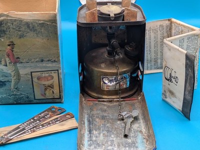 Vintage Primus Optimus Model 80 Swedish Camp Stove Untested 