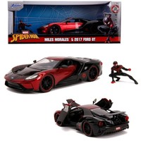"Jada, Marvel Spiderman, Miles Morales, \"Ford Gt 2017\", 1:24"