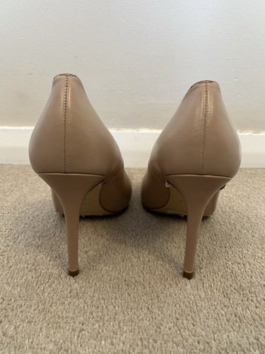 LK Bennett Nude Farn Schuhe Leder Spitze Stiletto UK 6 Formell Hochzeit UVP 195£ - Bild 13 von 17