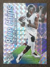 JULIO JONES 2020 Panini Mosaic #BC4 Silver Prizm Blue Chips Atlanta Falcons