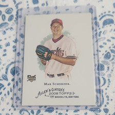 Topps 2008 Allen & Ginter's World's Champions Max Scherzer #297 Rookie DBacks