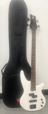 Jackson JS2 Spectra Electric Bass Guitar - Snow White w/ Roadrunner Soft Case