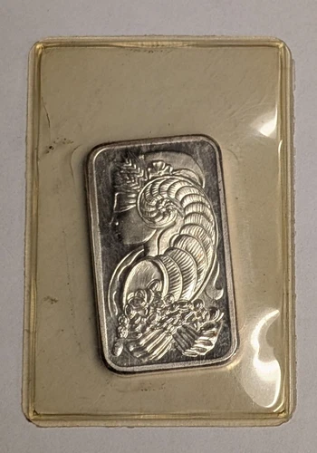 PAMP Suisse Lady Fortuna Half Ounce .999 Fine Silver Bar ~ Sealed 1/2 oz Scarce