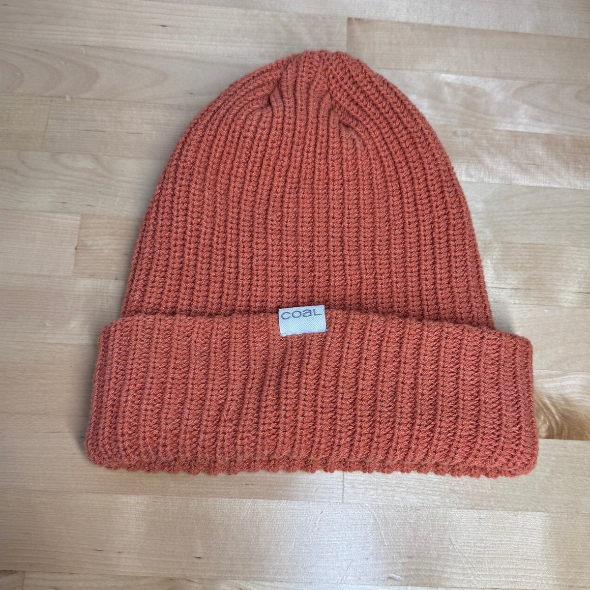 ☆年末セール REDDISH BROWN ／ KNIT CAP 2点セット Coal Headwear The Eddie Beanie Rust Orange Upcycled Cotton Rib