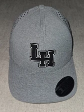 Branded Bills Strapback Hat Cap Performance 500 Gray LH Perforated Golf