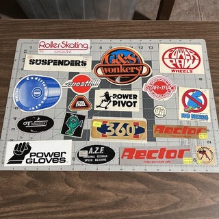 Vintage Skateboard Stickers lot of 19 70’s and 80’s NOS Original Stickers Rare