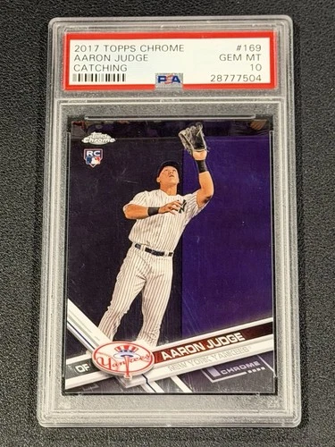 2017 Topps Chrome - Aaron Judge #169 (RC) PSA 10