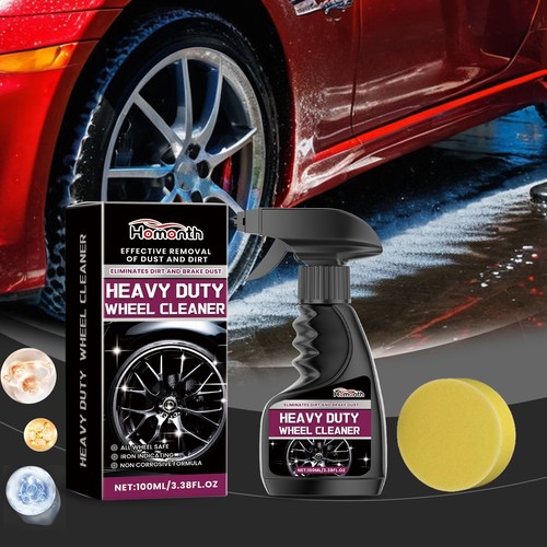 Homonth Car Wheel Rim Cleaner Tire Steel Stain Remover Grease Maintenance Agent - Picture 2 of 6