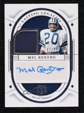 2023 Panini National Treasures Lasting Legacies 17/99 Mel Renfro Auto HOF 1t5