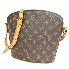 LOUIS VUITTON Logo Drouot Shoulder Bag Monogr...
