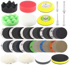 134Pcs Sandpaper 3Inch Sanding Disc Drill Polishing Kit, Wet Sanding Paper He...