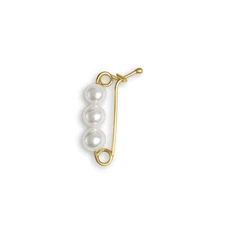 3.5MM Cultured Pearl Shortener Clasp 14k Yellow Gold