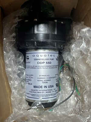 Custom Ultrasonics 11083 Purge Pump 3.2 GPM Aquatec DDP 550 NEW