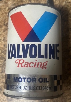 Valvoline SAE 30 High Performance Racing Motor Oil Vintage Full Can