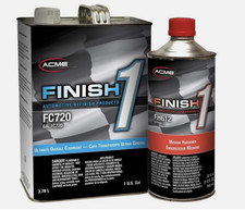 Acme Fc720-1 Ultimate Overall Clearcoat Gallon Kit W Finish 1 Medium Hardener