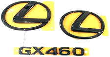 Fits Black Emblem Lexus Gx460 Pearl Front Rear 2014 2015 2016 2017 2018 2019 Fits Black Emblem Lexus Gx460 Pearl Front Rear 2014 2015 2016 2017 2018 2019