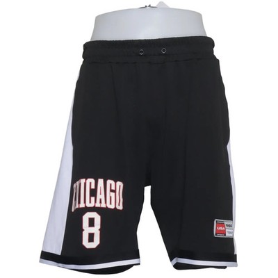 FSBN, Basketball Shorts, Größe: XXL, Schwarz/Weiß/Rot, Print, Herren #dRp