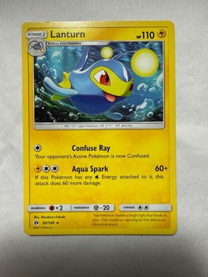 Lanturn 50/149 Sm Base Set Regular 2017 Pokemon