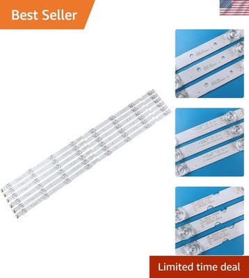 Transform Your TCL 65'' TV with 6 White LED Backlight Strips & Remote Control