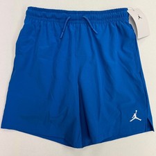 Jordan Boys Sport Blue Mesh Lined Athletic Shorts 95D817-BB7 Size M 10-12