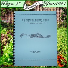 1944 The Victory Garden Guide 27 Page