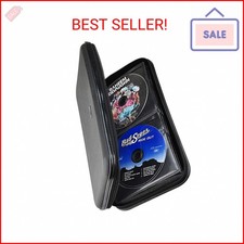XiongYe CD Case, 72 Capacity Heavy Duty Wallet, DVD Holder for Car, Hard Shell S