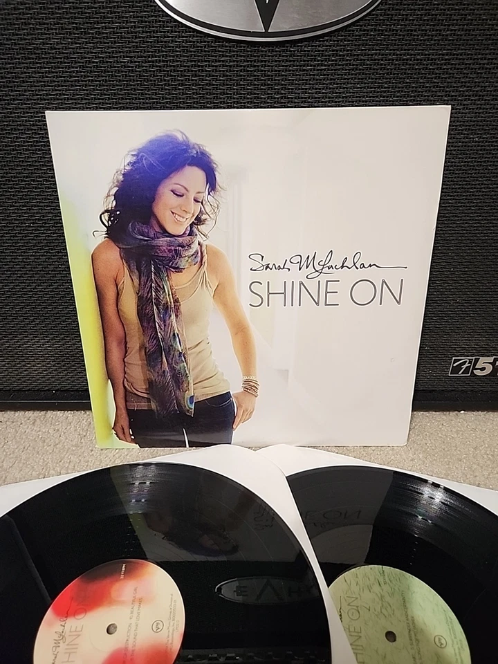 Sarah Mclachlan Shine On 2lp Vinyl 2014 1st Press Gatefold VG+/EX Wax Foto 2 de 4