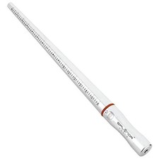 14" Solid Stainless Steel Grooved Ring Mandrel - for Measuring  Forming