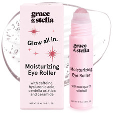 under Eye Brightener with Rose Quartz Rollerb...