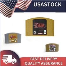 3pcs Legend of Zelda: Majora's Mask For Nintendo 64 Console US version