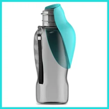 Dog Water Bottle, Leak Proof Portable Puppy Water Dispenser with Drinking Fee...