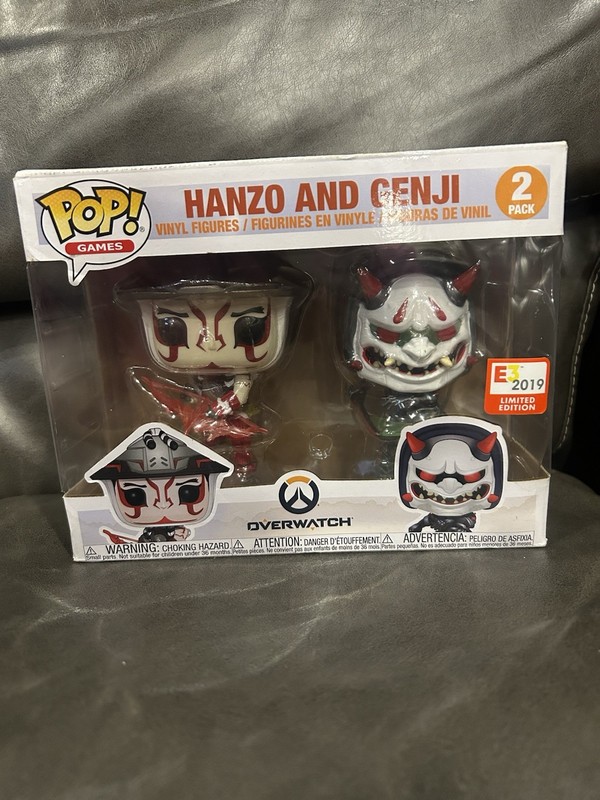 Funko Pop! Games Overwatch Hanzo & Genji 2 Pack Limited Edition 2019