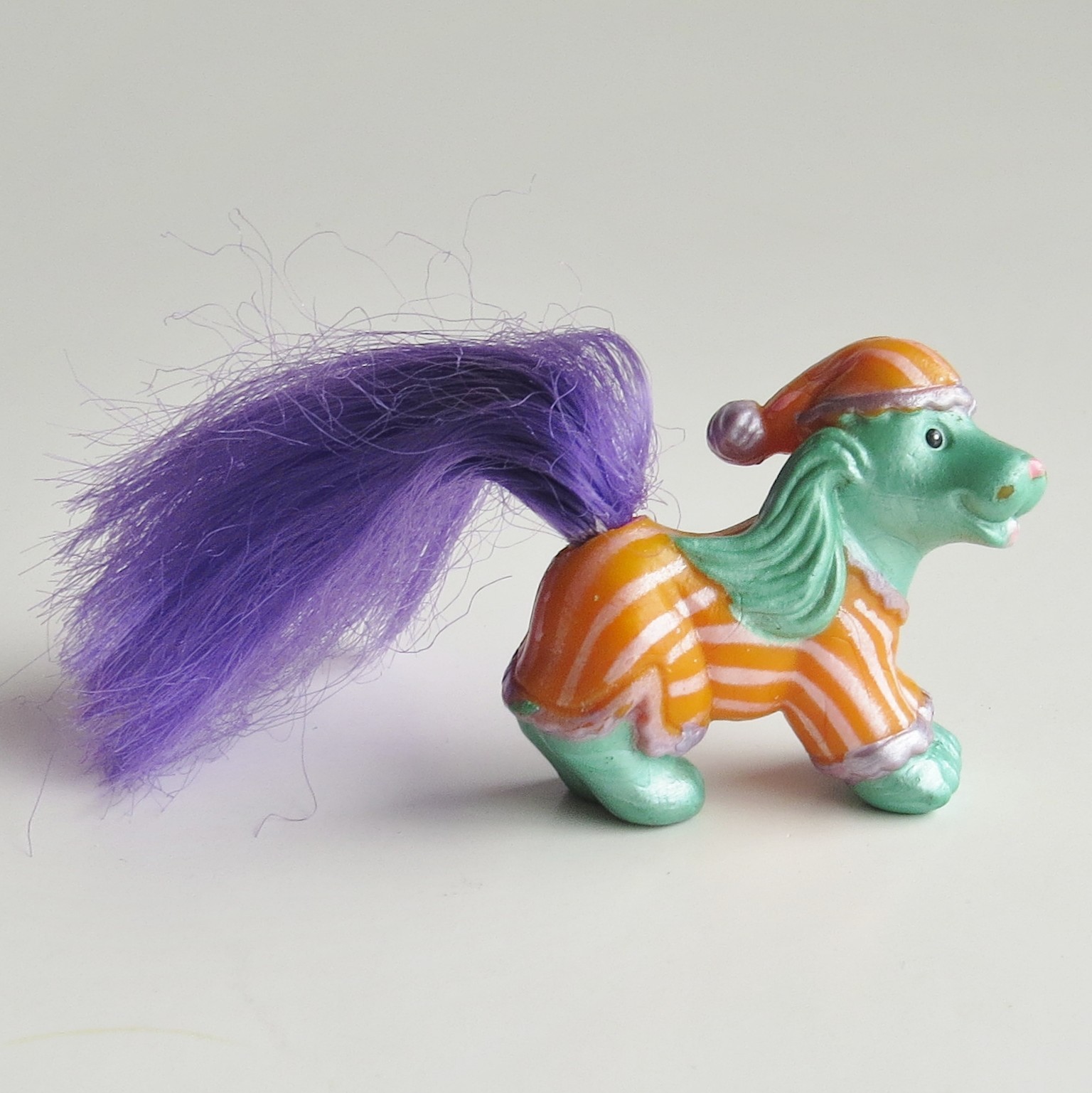 Petite Pups Iridescent Pajama Dog Puppy Combable Tail